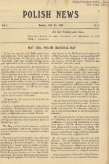 Polish News. Vol. I, 1942, no. 5