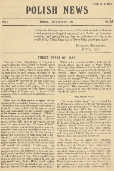 Polish News. Vol. I, 1942, no. 9