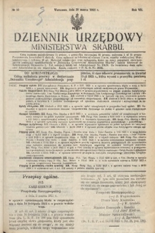 Dziennik Urzędowy Ministerstwa Skarbu. 1925, nr 10