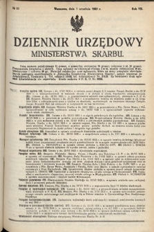 Dziennik Urzędowy Ministerstwa Skarbu. 1925, nr 25