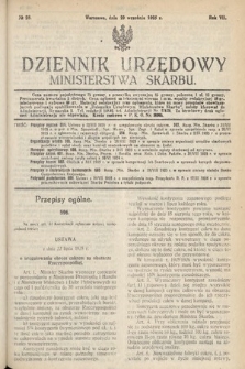 Dziennik Urzędowy Ministerstwa Skarbu. 1925, nr 28