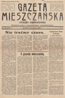 Gazeta Mieszczańska Zagłębia Dąbrowskiego : bezpartyjne pismo tygodniowe. R. 1, 1930, nr 3