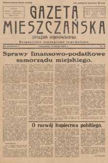 Gazeta Mieszczańska Zagłębia Dąbrowskiego : bezpartyjne pismo tygodniowe. R. 1, 1930, nr 5