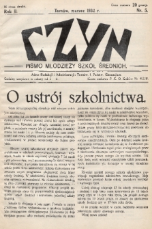 Czyn : pismo młodzieży szkół średnich. R. 2, 1932, nr 5