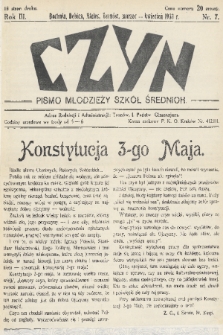 Czyn : pismo młodzieży szkół średnich. R. 3, 1933, nr 7