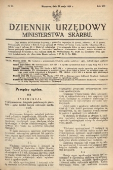 Dziennik Urzędowy Ministerstwa Skarbu. 1926, nr 15