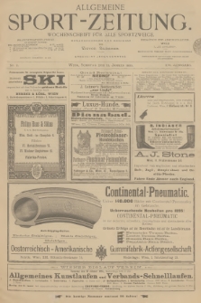 Allgemeine Sport-Zeitung : Wochenschrift für alle Sportzweige. Jg.16, 1895, No. 2