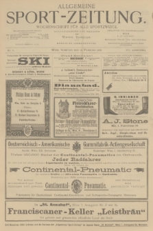 Allgemeine Sport-Zeitung : Wochenschrift für alle Sportzweige. Jg.16, 1895, No. 6