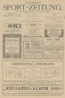 Allgemeine Sport-Zeitung : Wochenschrift für alle Sportzweige. Jg.16, 1895, No. 8