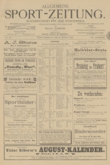 Allgemeine Sport-Zeitung : Wochenschrift für alle Sportzweige. Jg.16, 1895, No. 58