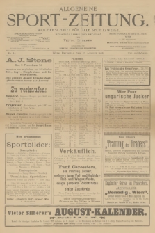Allgemeine Sport-Zeitung : Wochenschrift für alle Sportzweige. Jg.16, 1895, No. 64