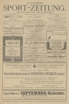 Allgemeine Sport-Zeitung : Wochenschrift für alle Sportzweige. Jg.16, 1895, No. 68