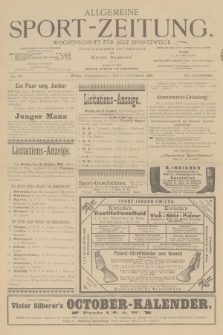 Allgemeine Sport-Zeitung : Wochenschrift für alle Sportzweige. Jg.16, 1895, No. 85