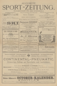 Allgemeine Sport-Zeitung : Wochenschrift für alle Sportzweige. Jg.16, 1895, No. 89