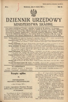 Dziennik Urzędowy Ministerstwa Skarbu. 1927, nr 8