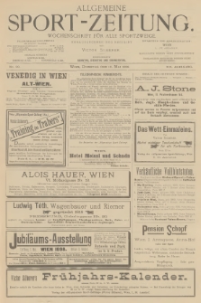 Allgemeine Sport-Zeitung : Wochenschrift für alle Sportzweige. Jg.19, 1898, No. 30