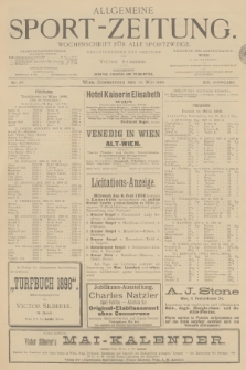 Allgemeine Sport-Zeitung : Wochenschrift für alle Sportzweige. Jg.19, 1898, No. 37