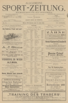 Allgemeine Sport-Zeitung : Wochenschrift für alle Sportzweige. Jg.19, 1898, No. 48