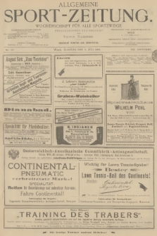 Allgemeine Sport-Zeitung : Wochenschrift für alle Sportzweige. Jg.19, 1898, No. 49