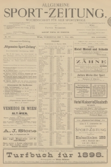 Allgemeine Sport-Zeitung : Wochenschrift für alle Sportzweige. Jg.19, 1898, No. 50