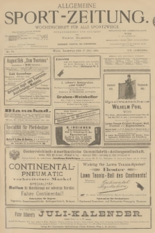 Allgemeine Sport-Zeitung : Wochenschrift für alle Sportzweige. Jg.19, 1898, No. 53