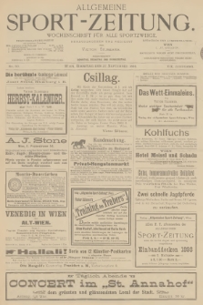 Allgemeine Sport-Zeitung : Wochenschrift für alle Sportzweige. Jg.19, 1898, No. 80