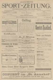 Allgemeine Sport-Zeitung : Wochenschrift für alle Sportzweige. Jg.19, 1898, No. 81
