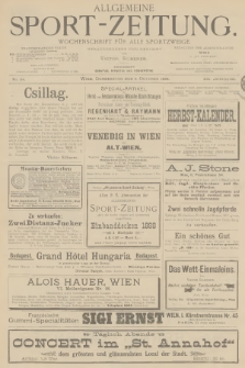 Allgemeine Sport-Zeitung : Wochenschrift für alle Sportzweige. Jg.19, 1898, No. 84
