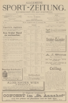 Allgemeine Sport-Zeitung : Wochenschrift für alle Sportzweige. Jg.19, 1898, No. 89