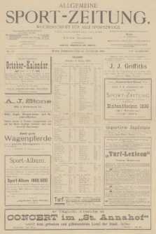 Allgemeine Sport-Zeitung : Wochenschrift für alle Sportzweige. Jg.19, 1898, No. 92