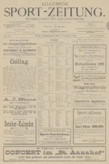Allgemeine Sport-Zeitung : Wochenschrift für alle Sportzweige. Jg.19, 1898, No. 93