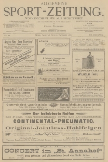 Allgemeine Sport-Zeitung : Wochenschrift für alle Sportzweige. Jg.19, 1898, No. 94