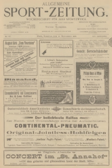 Allgemeine Sport-Zeitung : Wochenschrift für alle Sportzweige. Jg.19, 1898, No. 97