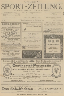 Allgemeine Sport-Zeitung : Wochenschrift für alle Sportzweige. Jg.19, 1898, No. 99