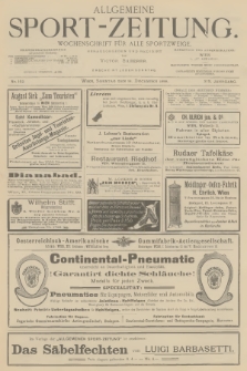 Allgemeine Sport-Zeitung : Wochenschrift für alle Sportzweige. Jg.19, 1898, No. 102