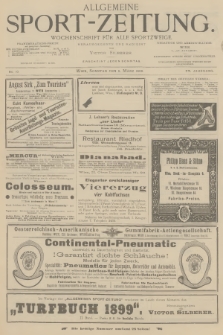Allgemeine Sport-Zeitung : Wochenschrift für alle Sportzweige. Jg.20, 1899, No. 10