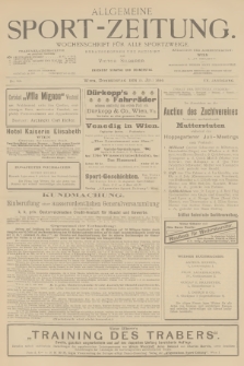 Allgemeine Sport-Zeitung : Wochenschrift für alle Sportzweige. Jg.20, 1899, No. 52