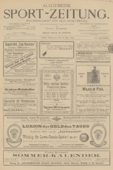 Allgemeine Sport-Zeitung : Wochenschrift für alle Sportzweige. Jg.20, 1899, No. 53