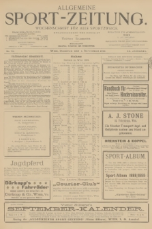 Allgemeine Sport-Zeitung : Wochenschrift für alle Sportzweige. Jg.20, 1899, No. 73