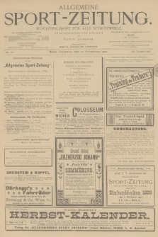 Allgemeine Sport-Zeitung : Wochenschrift für alle Sportzweige. Jg.20, 1899, No. 79