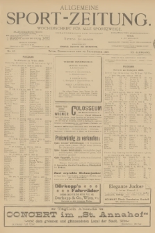Allgemeine Sport-Zeitung : Wochenschrift für alle Sportzweige. Jg.20, 1899, No. 82