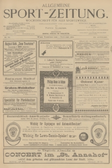 Allgemeine Sport-Zeitung : Wochenschrift für alle Sportzweige. Jg.20, 1899, No. 83