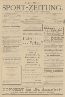 Allgemeine Sport-Zeitung : Wochenschrift für alle Sportzweige. Jg.20, 1899, No. 85