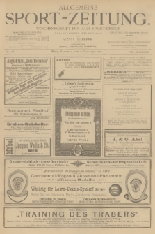Allgemeine Sport-Zeitung : Wochenschrift für alle Sportzweige. Jg.20, 1899, No. 86