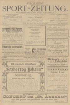 Allgemeine Sport-Zeitung : Wochenschrift für alle Sportzweige. Jg.20, 1899, No. 90