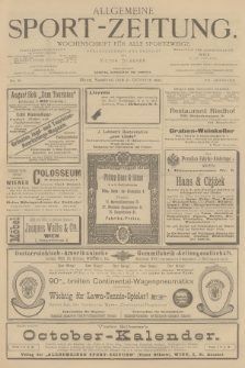 Allgemeine Sport-Zeitung : Wochenschrift für alle Sportzweige. Jg.20, 1899, No. 91