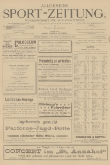 Allgemeine Sport-Zeitung : Wochenschrift für alle Sportzweige. Jg.20, 1899, No. 93