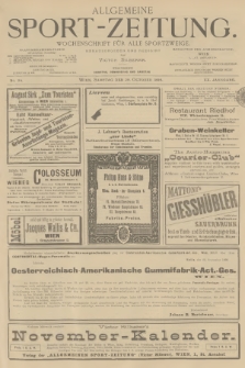Allgemeine Sport-Zeitung : Wochenschrift für alle Sportzweige. Jg.20, 1899, No. 94