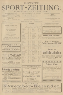 Allgemeine Sport-Zeitung : Wochenschrift für alle Sportzweige. Jg.20, 1899, No. 96