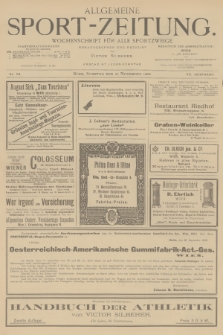 Allgemeine Sport-Zeitung : Wochenschrift für alle Sportzweige. Jg.20, 1899, No. 99